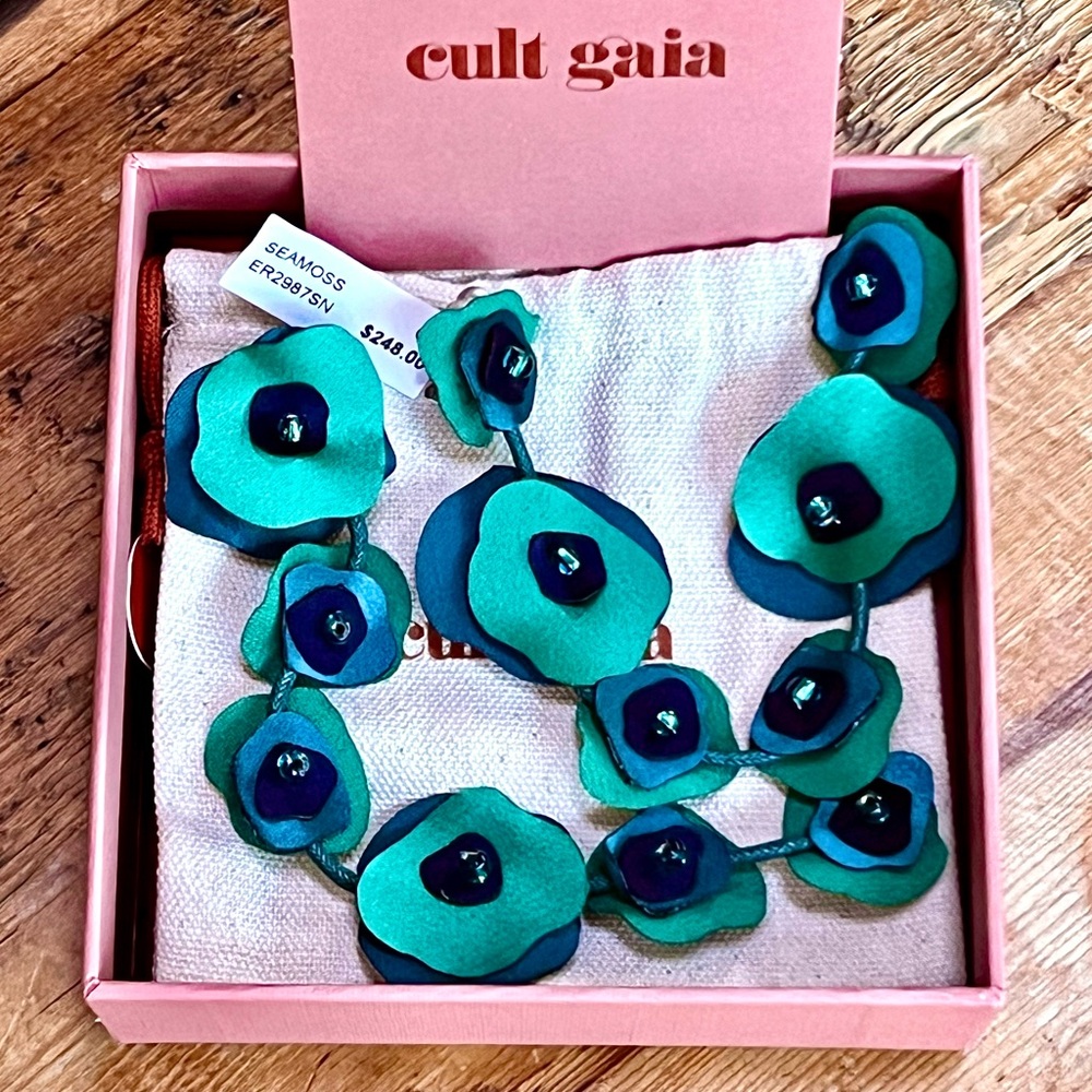 🌺🎉HP🎉🌺 NWT Cult Gaia Zelena Earrings - Picture 7 of 16